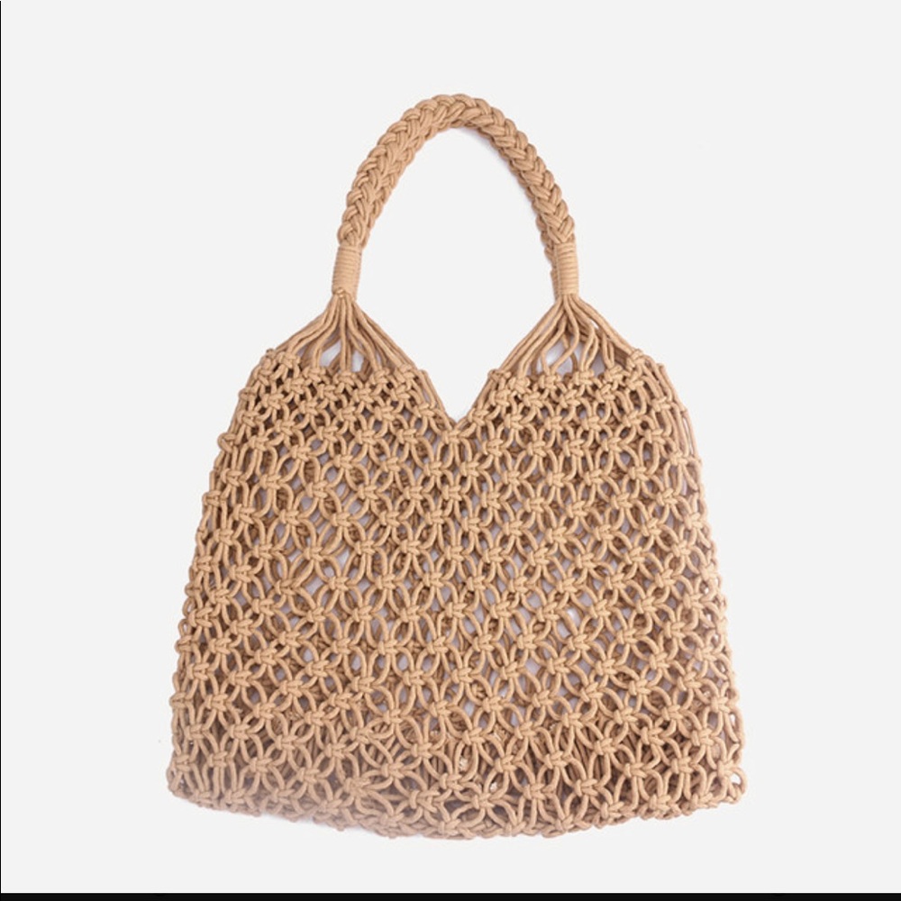 Woven Beach Tote Bag